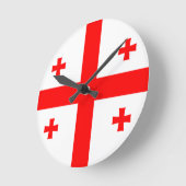 Georgia Flag Ronde Klok (Hoek)
