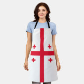 Georgia Flag Schort (Gedragen)