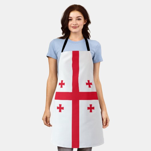 Georgia Flag Schort (Gedragen)