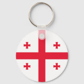 Georgia Flag Sleutelhanger (Voorkant)