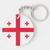Georgia Flag Sleutelhanger (Achterkant)