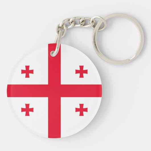 Georgia Flag Sleutelhanger (Achterkant)