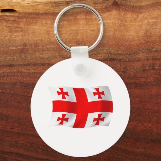 Georgia Flag Sleutelhanger (Voorkant)