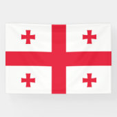 Georgia Flag Spandoek (Horizontaal)