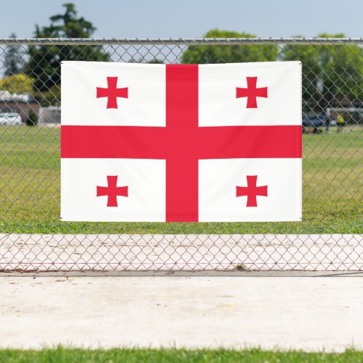Georgia Flag Spandoek (Insitu)