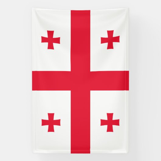 Georgia Flag Spandoek (Verticaal)