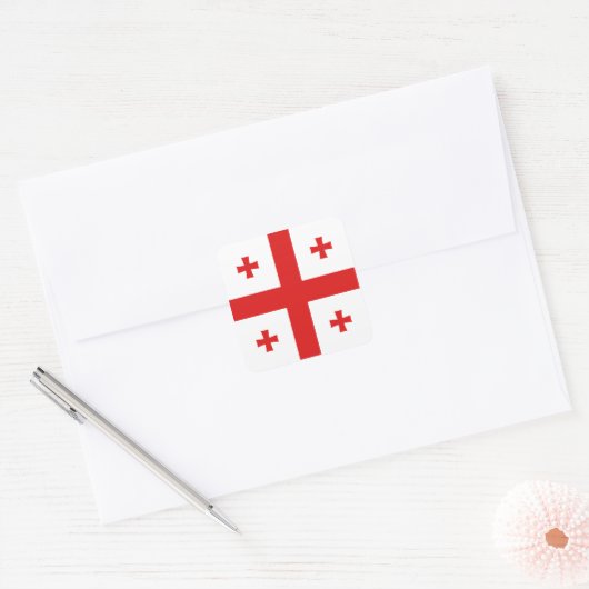 Georgia Flag Sticker (Envelop)