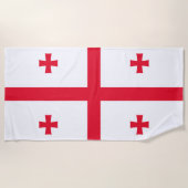 Georgia Flag Strandlaken (Voorkant)