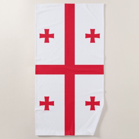 Georgia Flag Strandlaken (Voorkant)