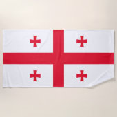 Georgia Flag Strandlaken (Voorkant)