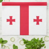 Georgia Flag Theedoek (Gevouwen)