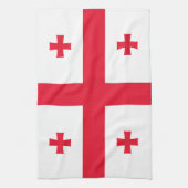 Georgia Flag Theedoek (Verticaal)