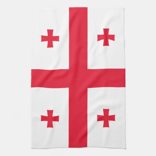 Georgia Flag Theedoek (Verticaal)