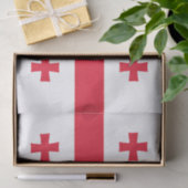 Georgia Flag Tissuepapier (Geschenk)