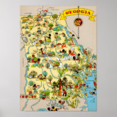 Georgia Funny  kaart Poster (Voorkant)