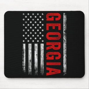 Georgia GA Athletic Sports Design Rode tekst Muismat