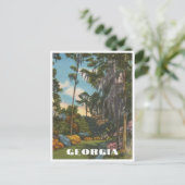  Georgia Garden Scene Briefkaart (Staand voorkant)