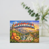 Georgia Greetings Postcard  Briefkaart (Staand voorkant)