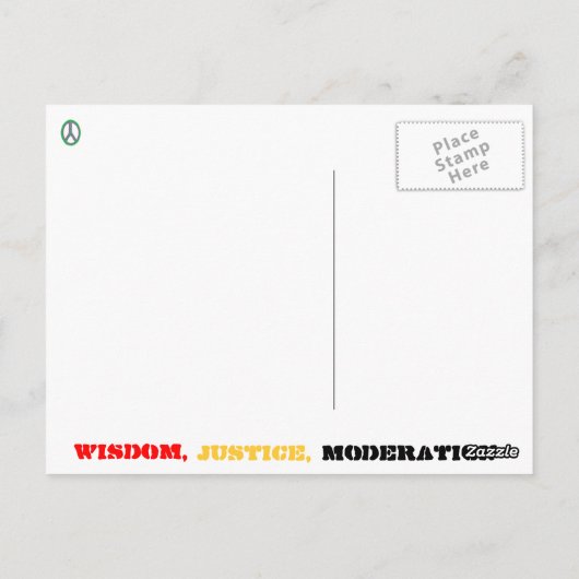 Georgia Guidestone-postkaart Briefkaart (Achterkant)