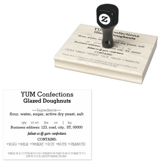 Georgia heeft een aangepaste rubberstempel in de l (Gestempeld)