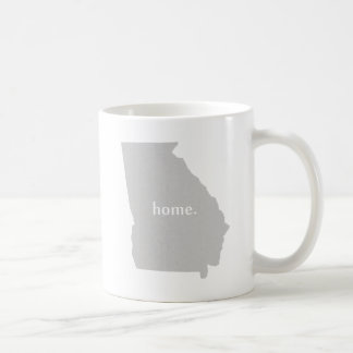 Georgia home silhouette-staatkaart koffiemok
