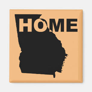 Georgia Home weg van State Fridge Magnet