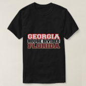 Georgia House Divided Florida T-shirt (Design voorkant)