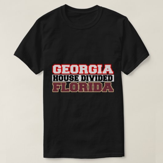 Georgia House Divided Florida T-shirt (Design voorkant)