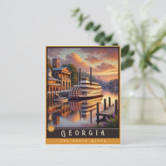 Georgia | hyperrealistisch Briefkaart (Staand voorkant)