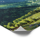 Georgia Illustration Travel Art Vintage Poster (Hoek)