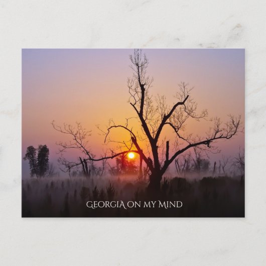 Georgia in mijn gedachten briefkaart (Voorkant)