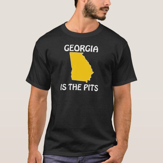Georgia - Is De Pits T-shirt (Voorkant)
