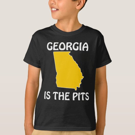Georgia - Is De Pits T-shirt (Voorkant)