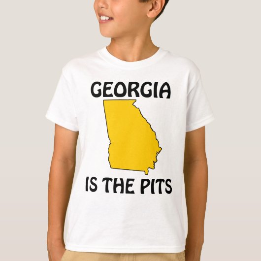 Georgia - Is De Pits T-shirt (Voorkant)