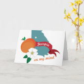 Georgia Kaart (Gele Bloem)