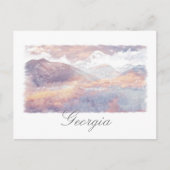 Georgia Kazbegi Architecture Natuur Briefkaart (Voorkant)