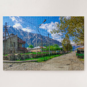 Georgia Kazbegi Stepantsminda Gergeti Natuur Legpuzzel