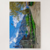 Georgia Kazbegi Stepantsminda Gergeti Natuur Legpuzzel (Verticaal)