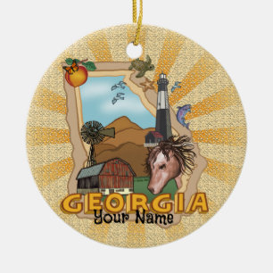 Georgia Keramisch Ornament