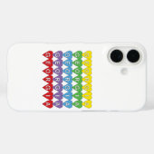 Georgia Kleurrijke Harten Case-Mate iPhone Case (Achterkant (horizontaal))