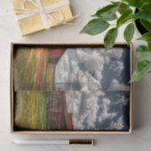 Georgia Large Red Barn met watertoren Tissuepapier (Geschenk)