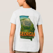 Georgia | Levendige Staats trots T-shirt (Achterkant)