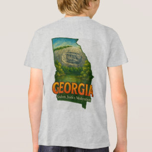 Georgia   Levendige Staats trots T-shirt