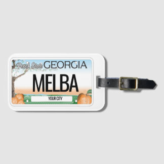 Georgia License Bord  bagage Bagagelabel