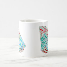 Georgia License Bord Map Mok