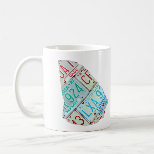 Georgia License Bord Map Mok (Links)