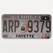Georgia licentie bord telefoonzaak. Case-Mate iPhone case (Achterkant (horizontaal))