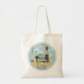 Georgia Lighthouse Tote Bag (Voorkant)