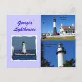 Georgia Lighthouses Briefkaart (Voorkant)