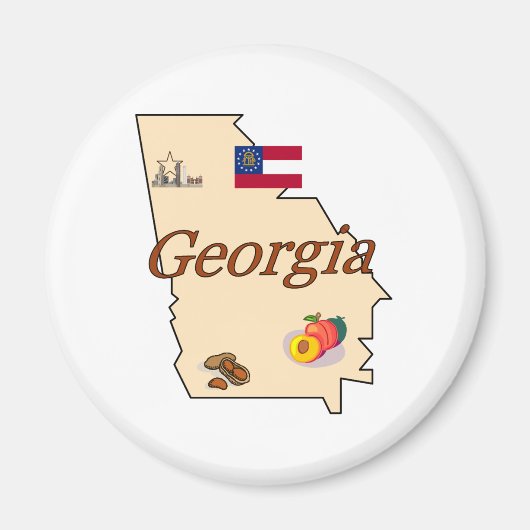 Georgia Magnet (Voorkant)